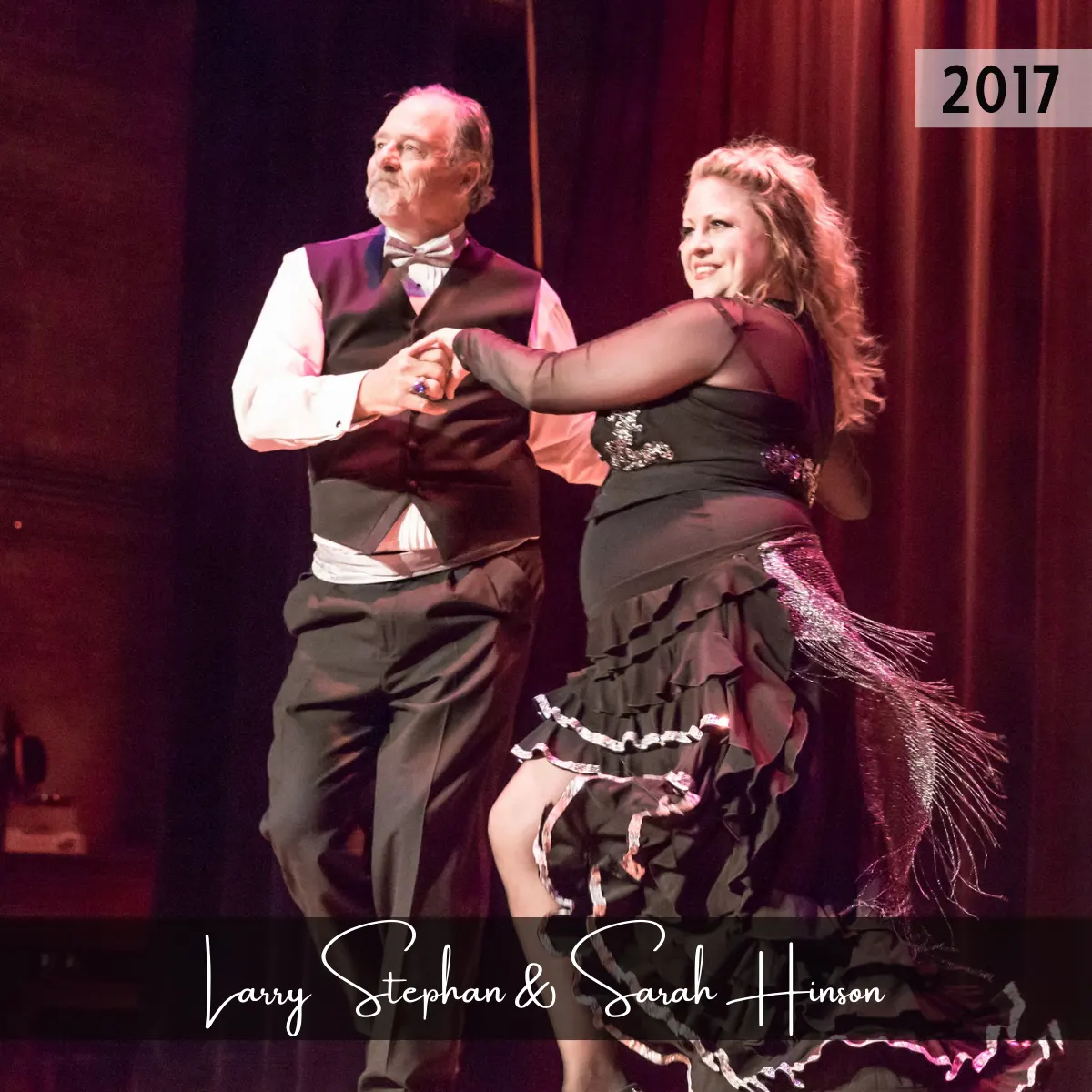 2017 Hall of Fame - Larry Stephan and Sarah Hinson